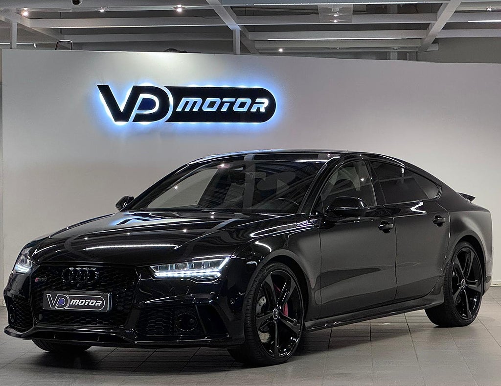 Audi RS7 Performance Dynamic Milltek Carbon Bose NV Sv-såld 