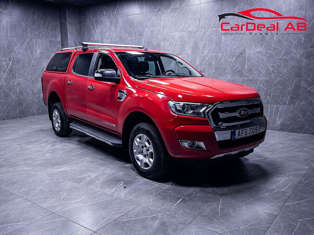 Ford ranger Dubbelhytt 3.2 TDCi 4x4 SelectShift 200hk Drag PDC