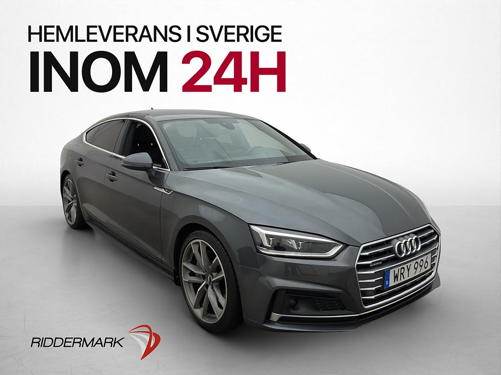 Audi A5 2.0 TFSI quattro MHEV S Line Värmare Drag