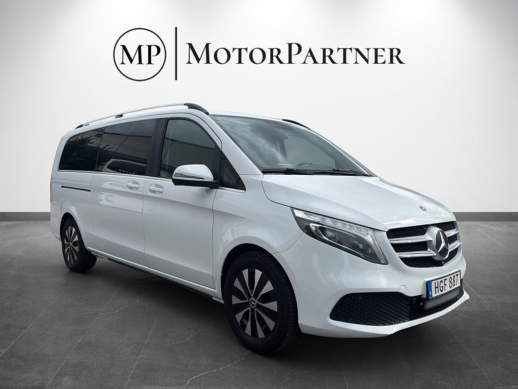 Mercedes-Benz V 300d 4MATIC 3.2t Avantgarde 9G Drag 360 Skinn MOMS