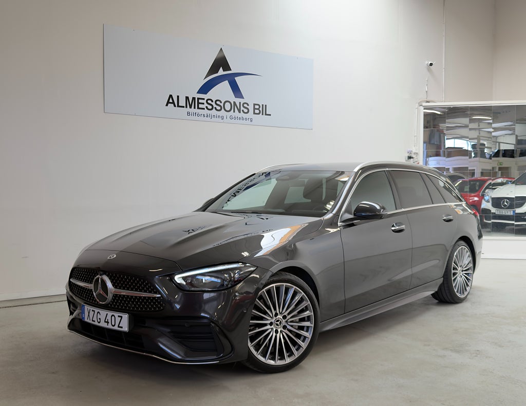 Mercedes-Benz C 220 T d 9G-Tronic AMG Line Premium Värmare  Drag