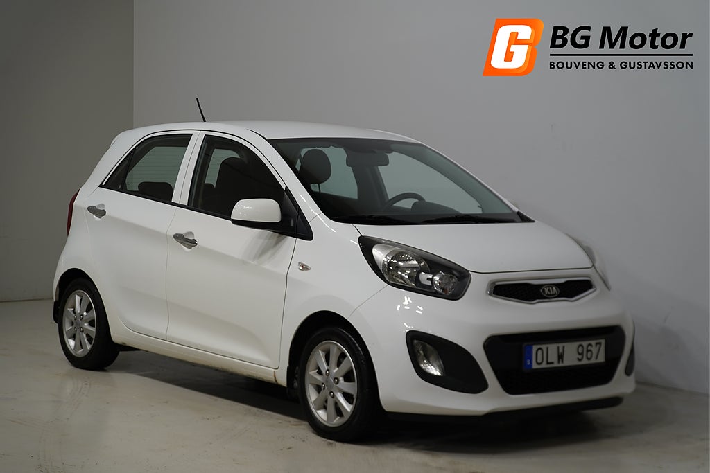Kia Picanto 5-dörrar 1.0 MPI 68HK Rattvärme/360kr skatt/Välservad