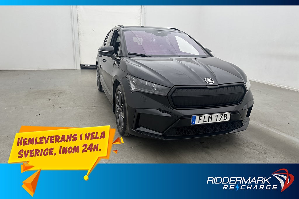 Skoda Enyaq 80 204hk Sportline Värmare Dragkrok Kamera MOMS