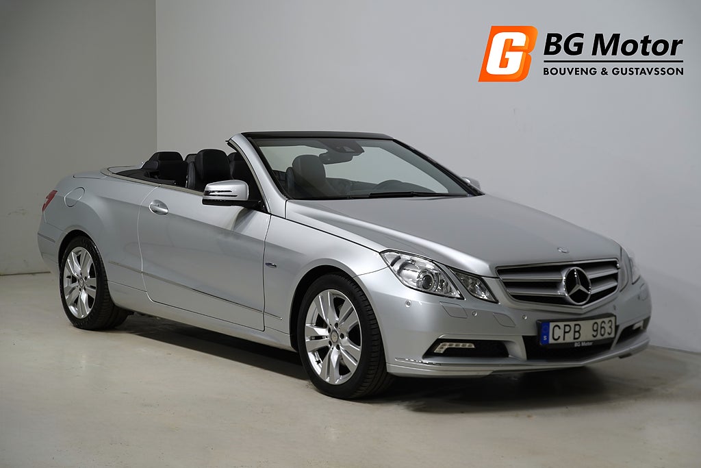 Mercedes-Benz E 350 Cabriolet CGI 292HK Automat Lågmil
