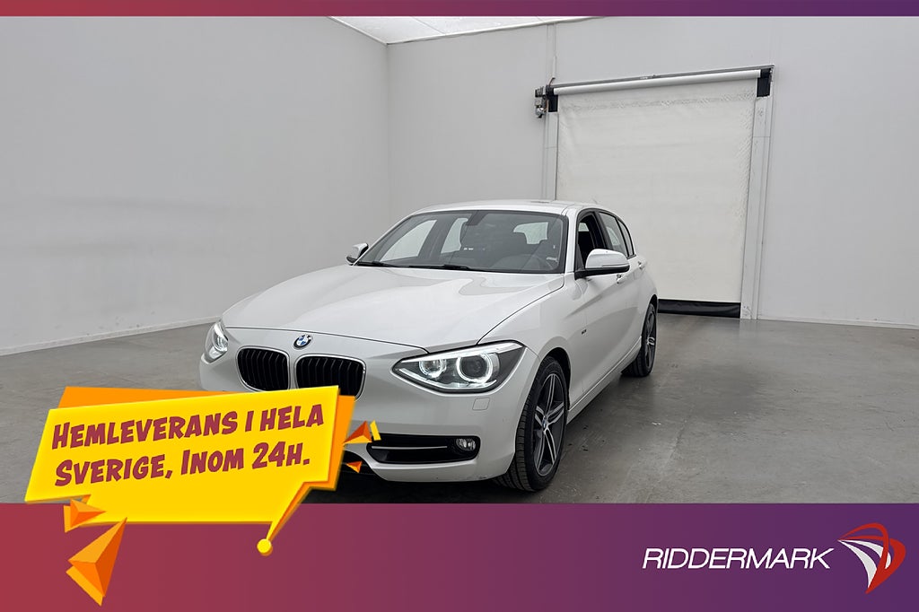BMW 118 d 143hk Sport line P-Sensorer Keyless Bluetooth