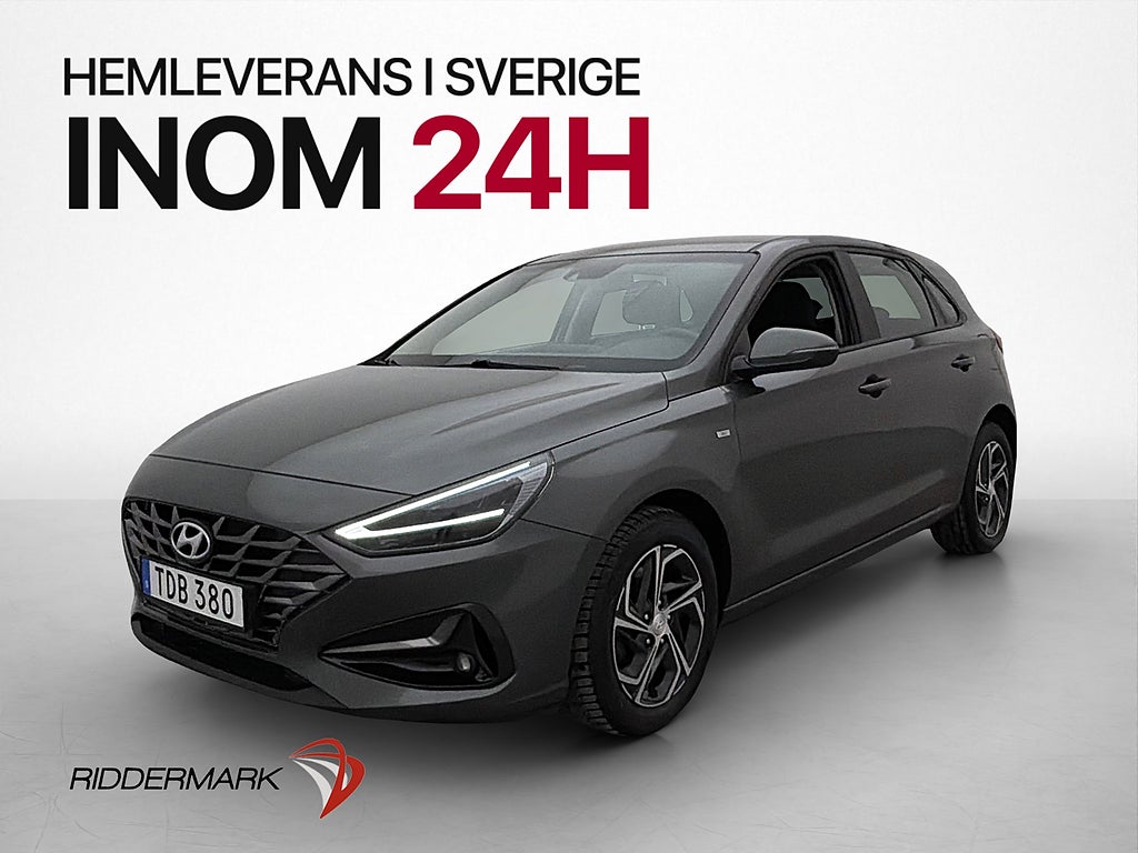 Hyundai i30 1.5 T-GDI 160hk Advanced Kamera CarPlay Rattvärm