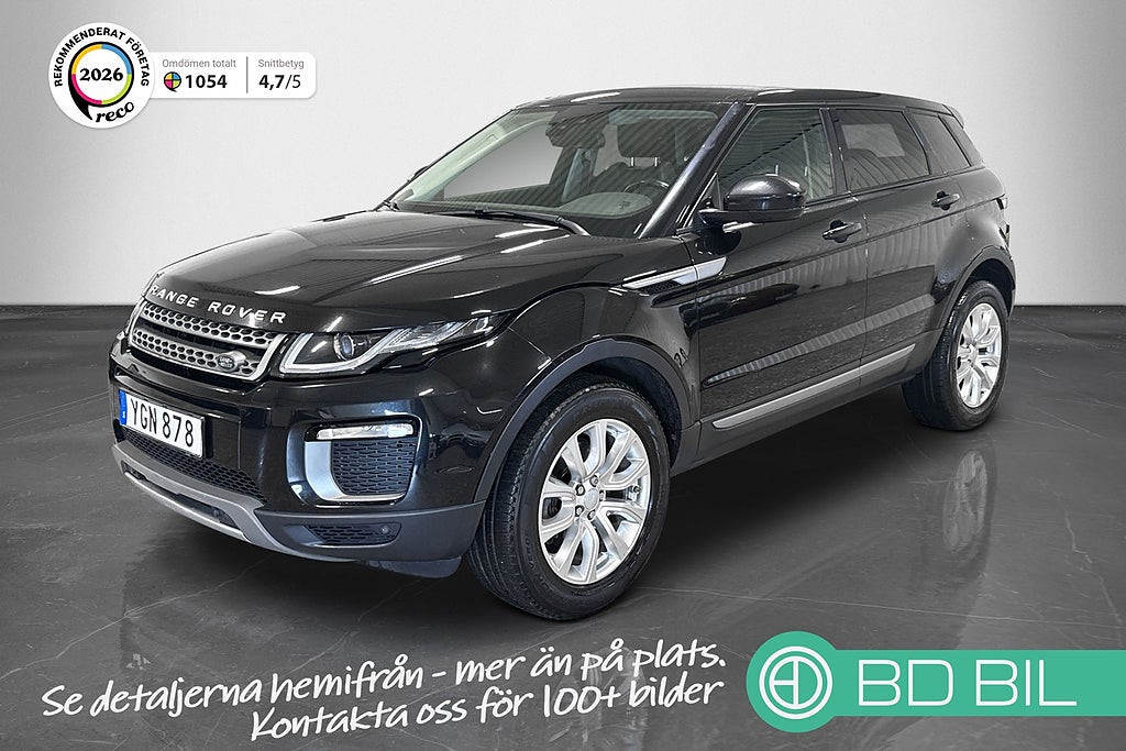 Land Rover Range Rover Evoque 2.0 TD4 AWD 180HK PANORAMA HELSKINN BACKKAMERA