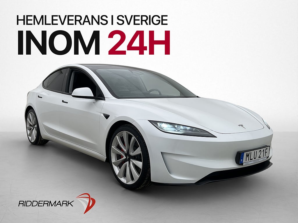 Tesla Model 3 Performance AWD Autopilot  Svensksåld