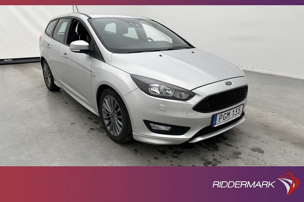 Ford Focus Kombi 1.0 EcoBoost 125hk ST-Line Kamera Välservad