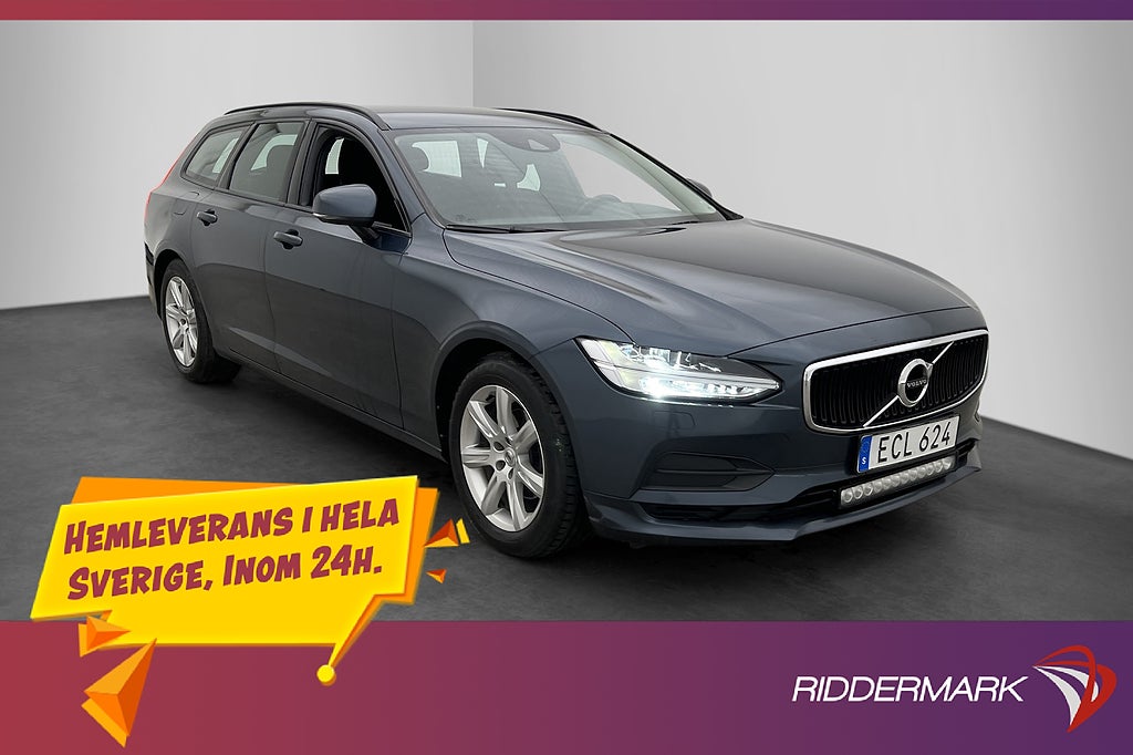 Volvo V90 D3 AWD VOC Värmare Navi LED-Ramp Rattvärme Drag