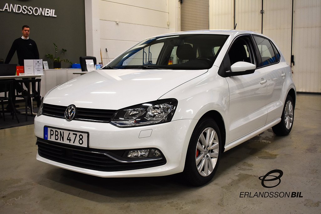 Volkswagen Polo 5-dörrar 1.2 TSI Euro 6 NYLIGEN SERVAD NYBES