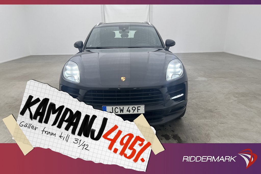 Porsche Macan S PDK 354hk Pano BOSE Navi 18-vägs 4,95% Ränta