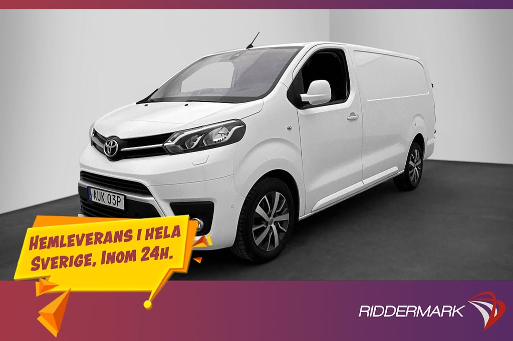 Toyota ProAce L3 Värmare HUD Drag CARPLAY B-Kamera Moms