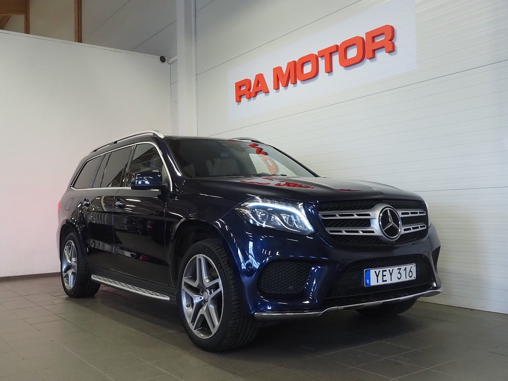 Mercedes-Benz GLS 350 d 258hk 4MATIC AMG |7-sits|Drag|D-värm|Pano| 2016