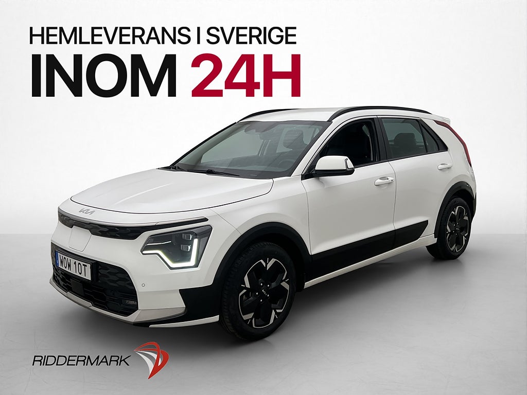 Kia Niro EV 204hk Action Kamera Navi CarPlay Rattvärme MOMS