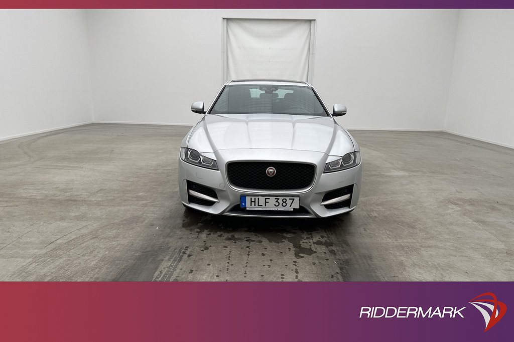 Jaguar XF 20t 200hk R-Sport Pano Meridian Värm Kamera Navi