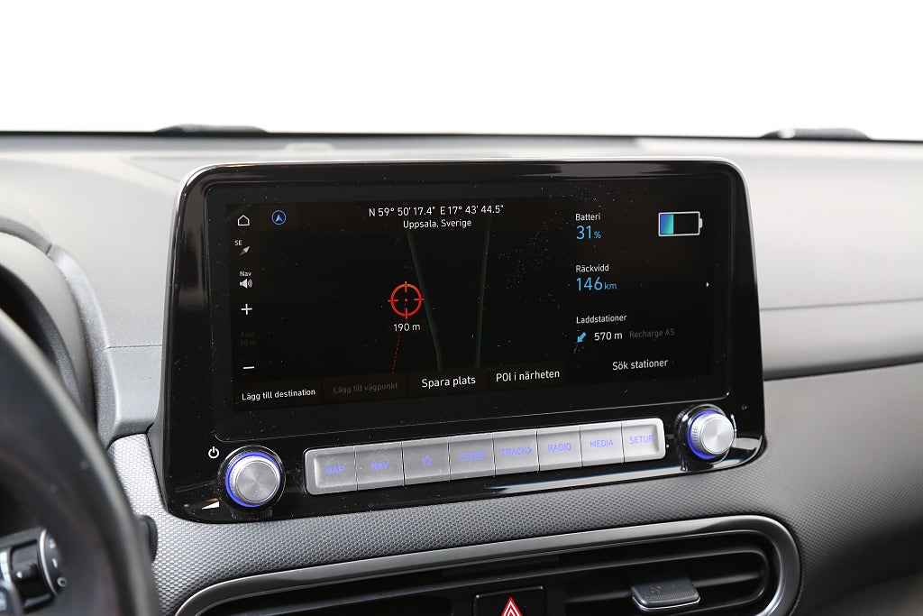 Hyundai Kona 64 kWh Advanced 204hk Skinn Taklucka KRELL Head-up