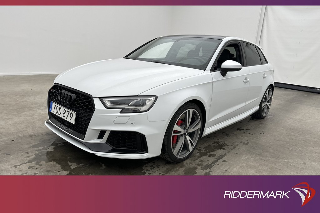 Audi RS3 Sportback Q 400hk Pano B&O Cockpit Sportavga Matrix