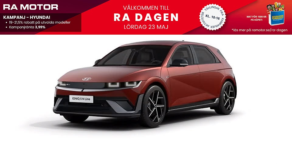 Hyundai IONIQ 5 Facelift 84 kWh AWD N-Line Avbetalningskampanj