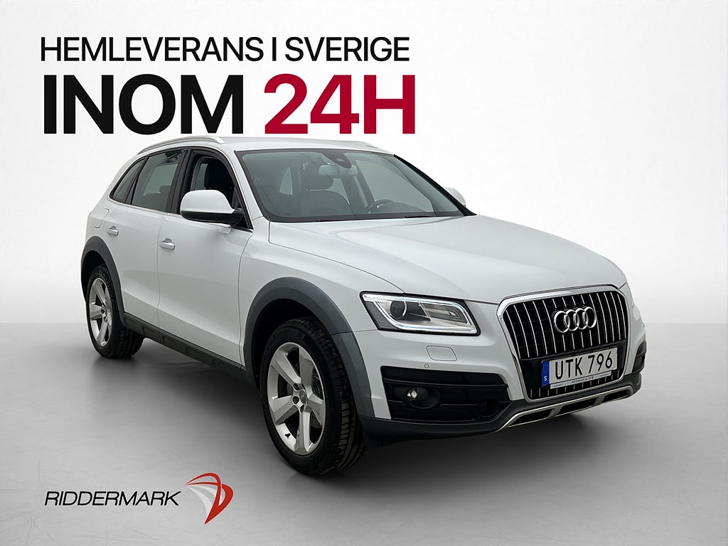 Audi Q5 2.0 TDI Q 190hk Offroad B&O Navi Sensorer Halvskinn