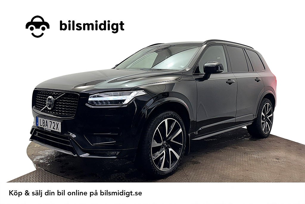 Volvo XC90 B5 AWD Ultimate Dark 7sits Pano Navi HUD 360° H/K 235hk