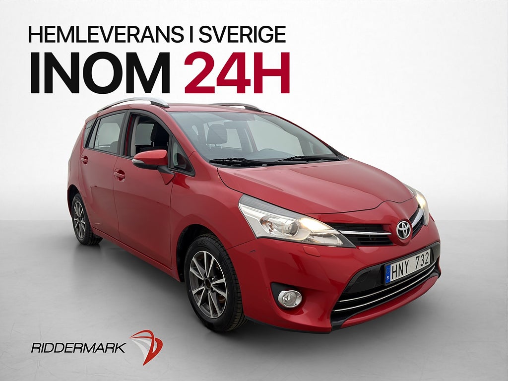 Toyota Verso 147hk Business 7-Sits Kamera Farthåll Två-Bruk