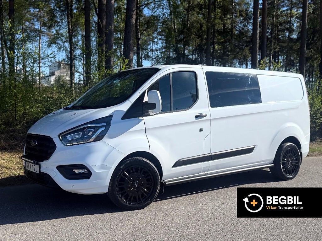 Ford transit Custom 2.0 TDCi Crew Van /5-sits/Leasbar/Drag/B-Kamera