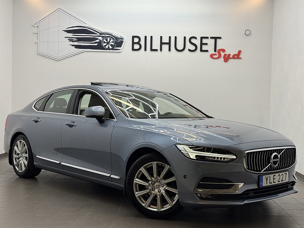 Volvo S90 D4 190hk Inscription Tlucka/HUD/Värmare/Läder/Navi/Bkamera/Krok