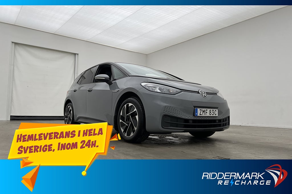 Volkswagen ID.3 Pro Performance Förklimatisering CarPlay GPS