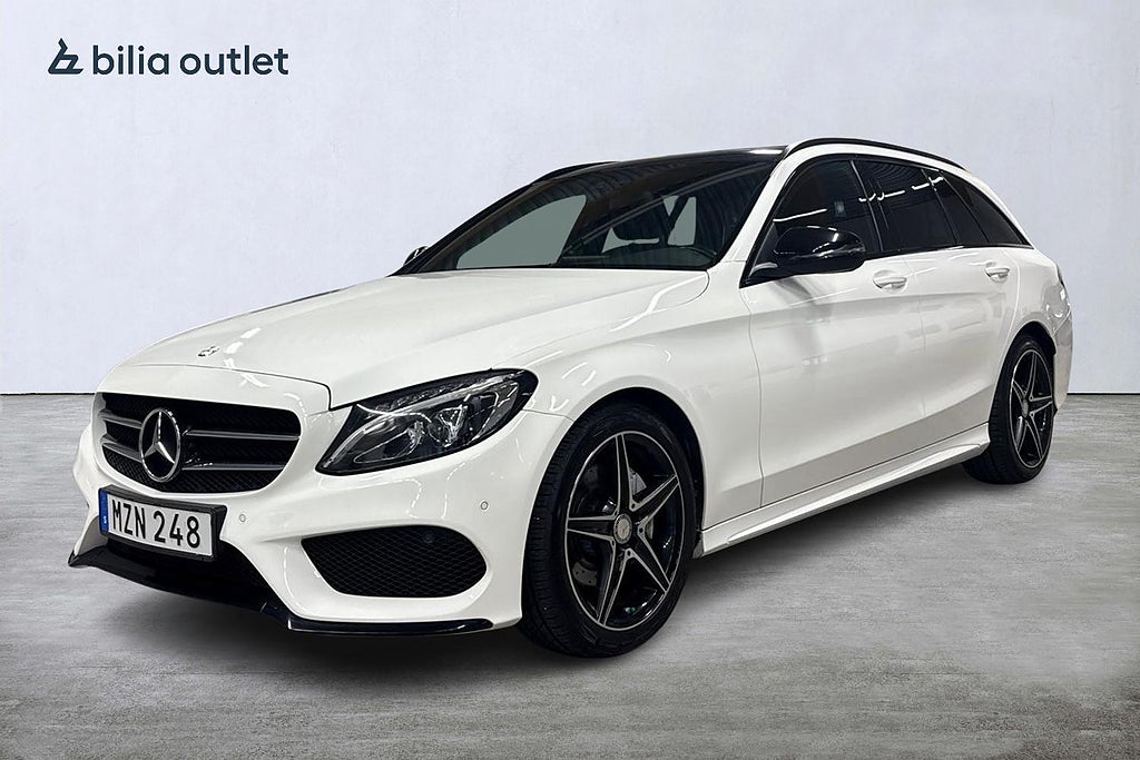 Mercedes-Benz C 220 T d  Plus AMG Line/Panorama/Motorvärmare/Dragkrok