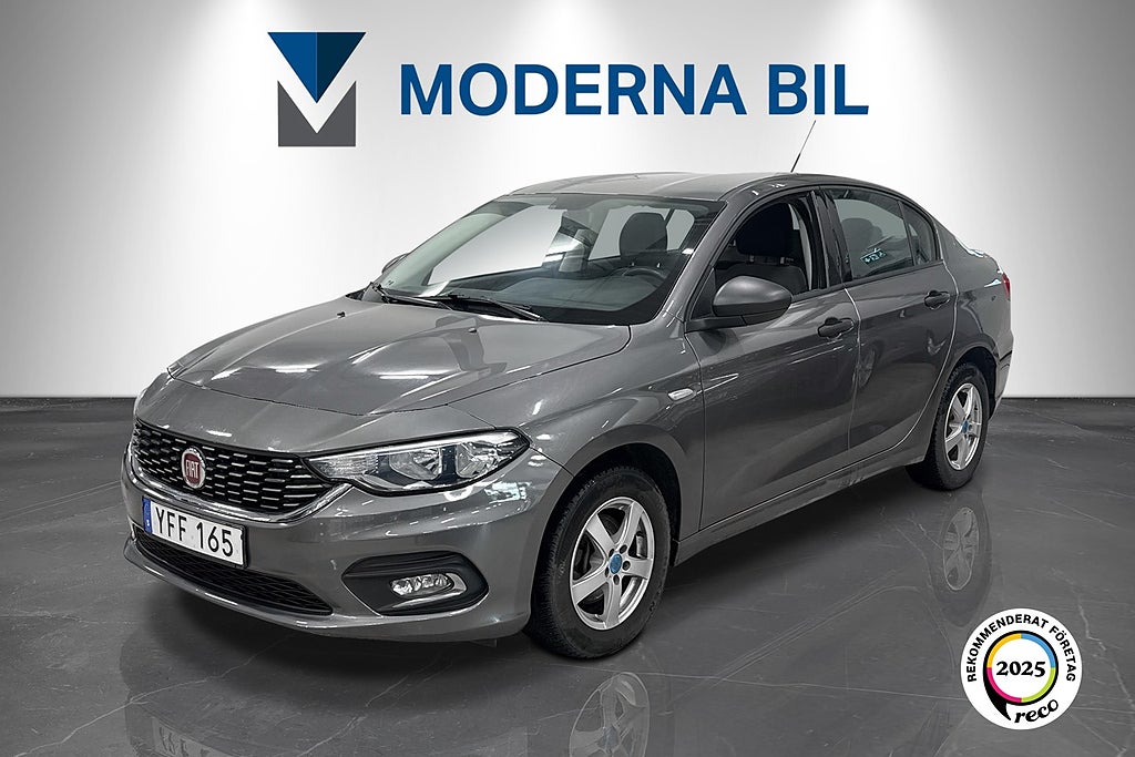Fiat Tipo Sedan 1.6 E.Torq 110hk Automat Euro6 MoK-värmare Lågmil