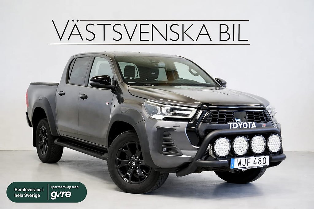 Toyota Hilux Dubbelhytt 2.8 4WD GR Sport Drag/Värmare/MOMS