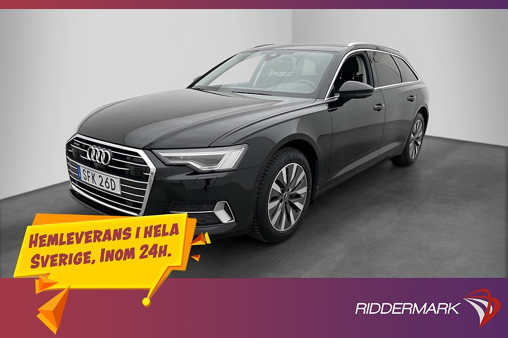 Audi A6 Avant 40 TDI Quattro 204hk Proline Värmare 360° Drag