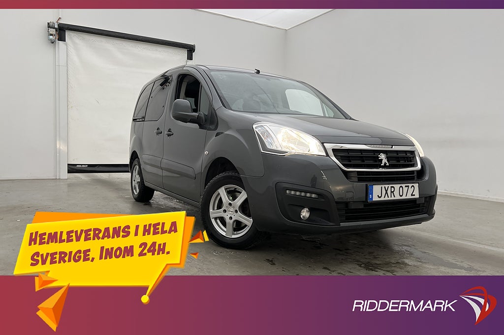 Peugeot partner tepee 1.6HDi PDC 3-Sits Farthållare 1-Ägare