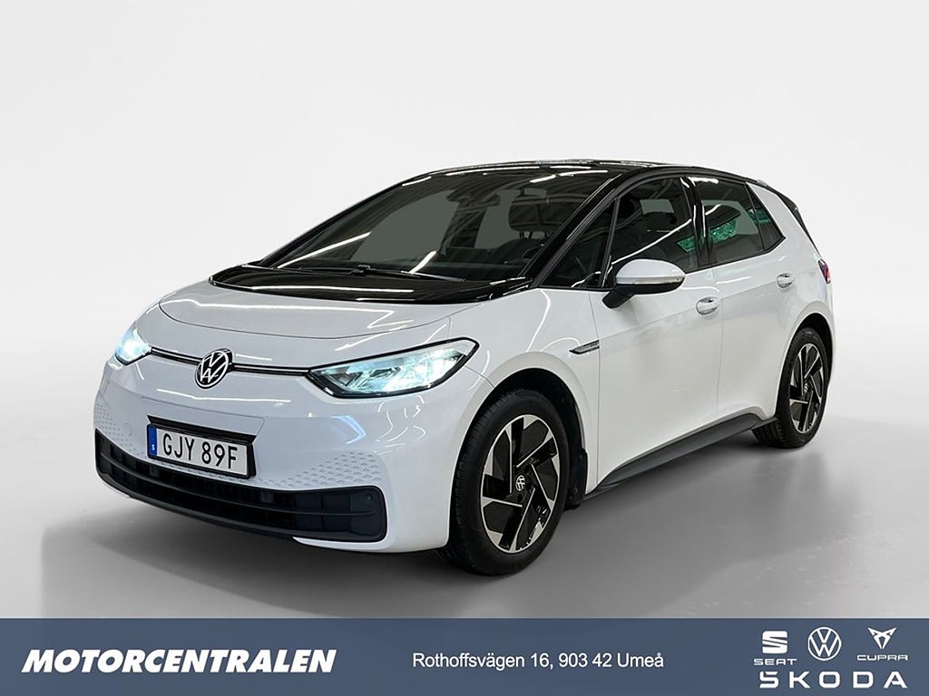 Volkswagen ID.3 Pro Performance, 204hk, 2021/Ink.vinterhjul