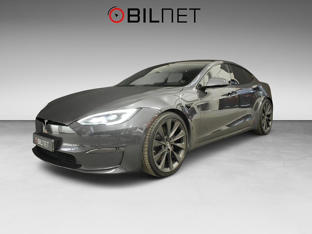 Tesla Model S 670hk Yoke Moms *3,99%* 21" Turbine Sv-Såld