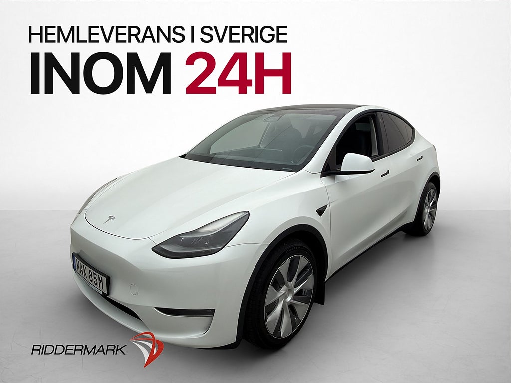 Tesla Model Y Long Range AWD Drag Svensksåld Panorama MOMS