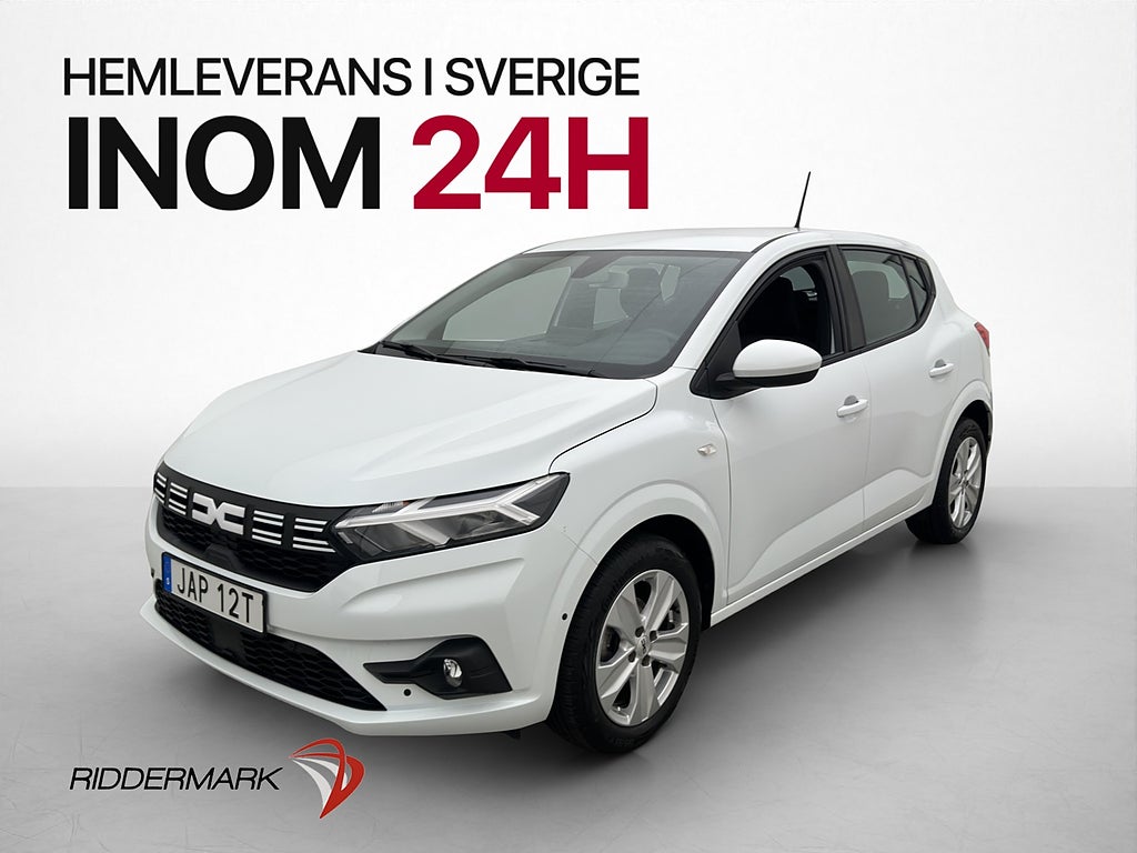 Dacia Sandero 1.0 TCe Backkamera Farthållare AC P-sensorer