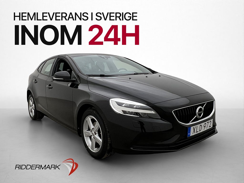 Volvo V40 D2 120hk Momentum VOC Värmare HalvSkinn P-Sensorer
