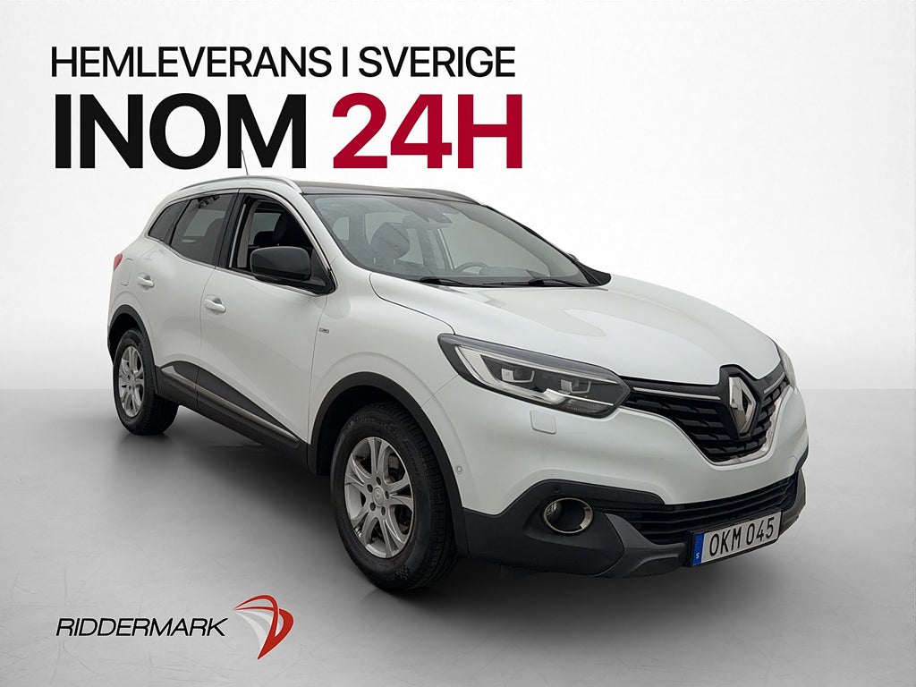 Renault Kadjar 1.5 110hk BOSE Edition Pano Kamera Navi Skinn