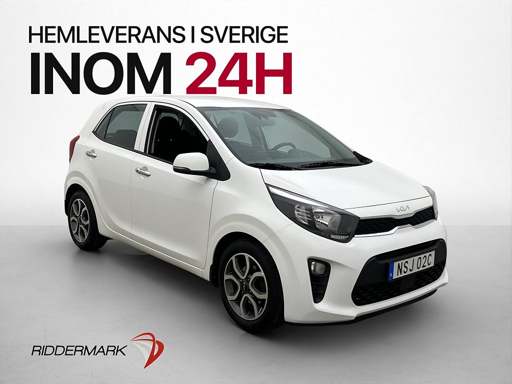 Kia Picanto 1.0 MPI 67hk Advance Kamera CarPlay Rattvärme