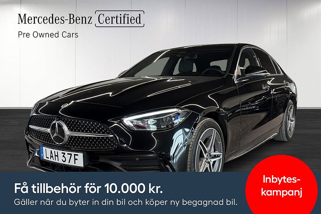 Mercedes-Benz C300 de AMG Line/Vinterhjul/Distronic