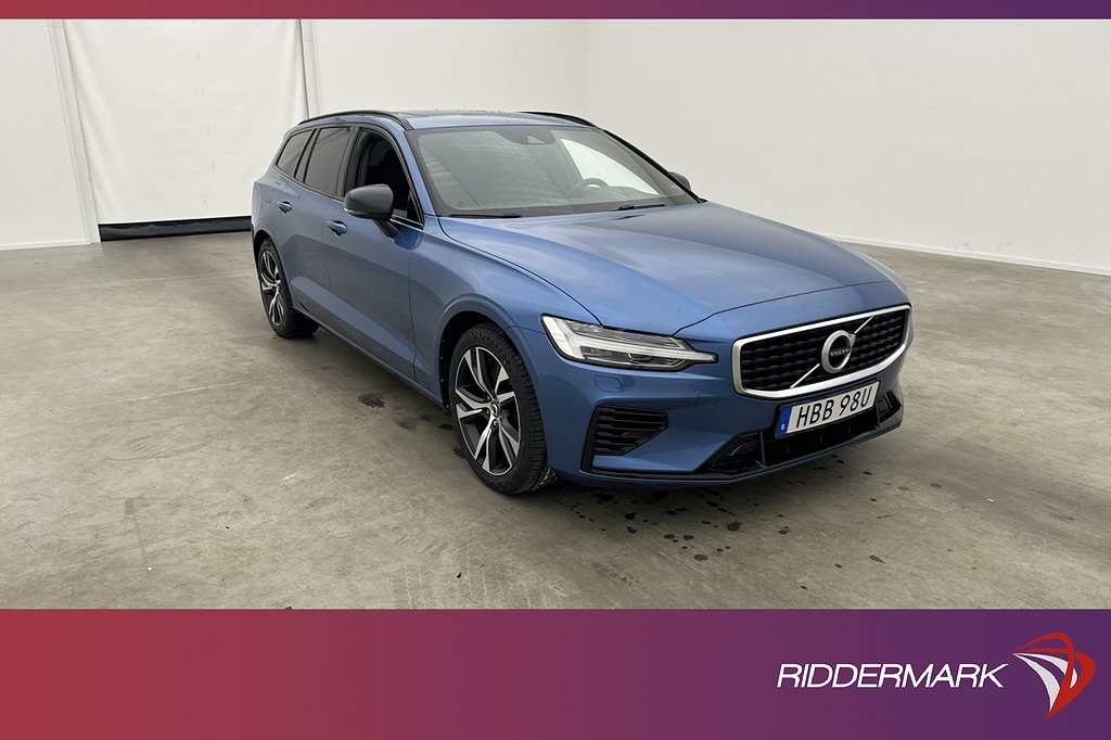 Volvo V60 T8 AWD 390hk R-Design Pano Orrefors Skinn CarPlay