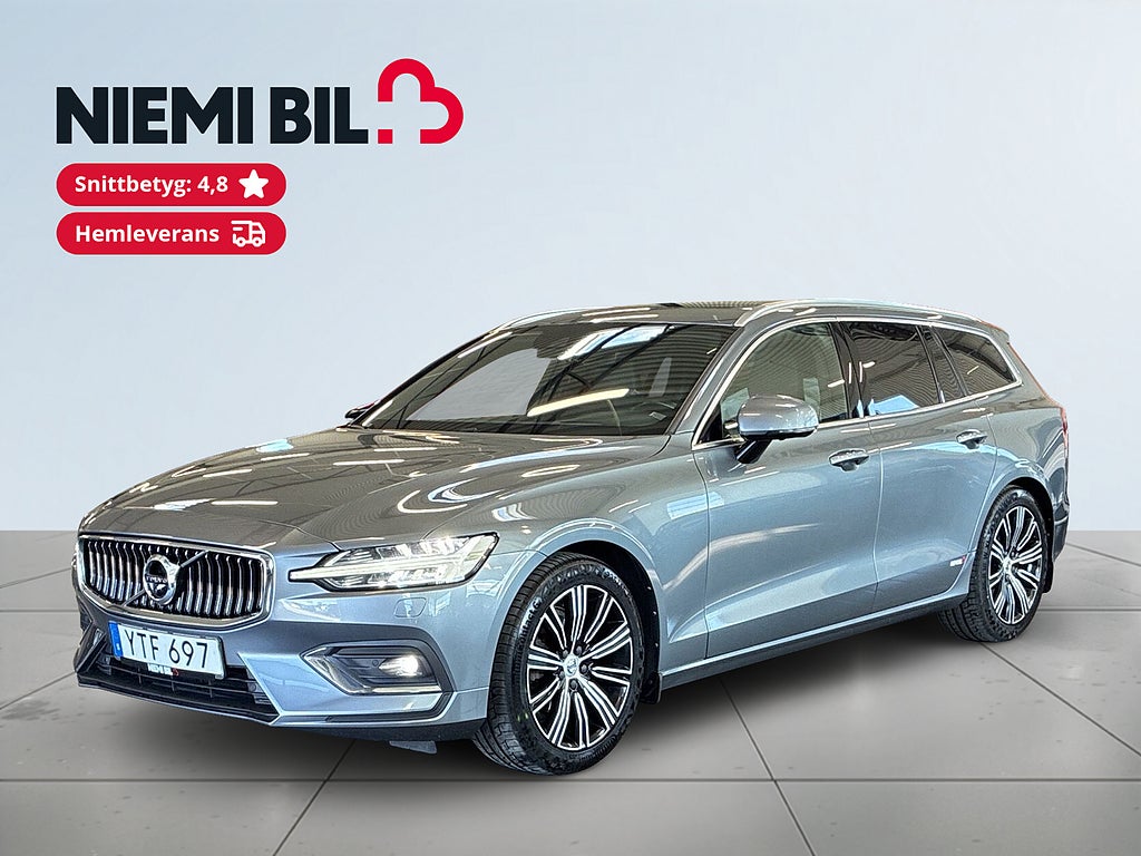 Volvo V60 D4 Inscription S&V-h/360/A.d Fart/H/K/Pano/Skinn/Drag