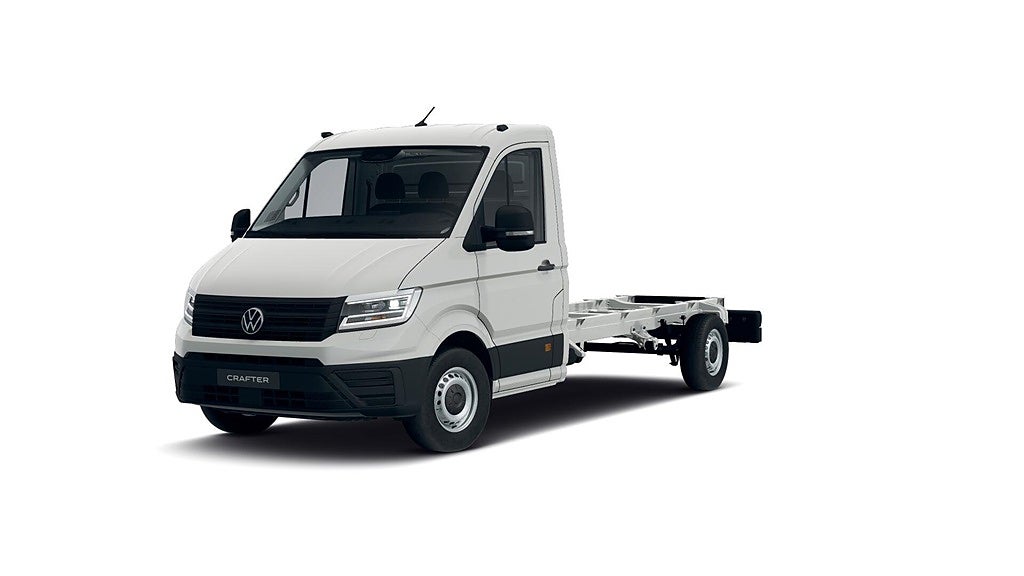 Volkswagen crafter Enkelhytt lång hjulbas Volymax med takspoiler TDI 2,0 163 hk aut