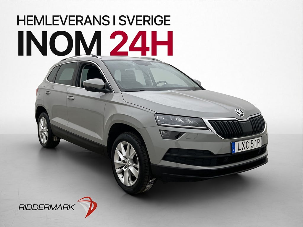 Skoda Karoq 1.5 TSI 150hk Style Värmare Cockpit Drag Kamera