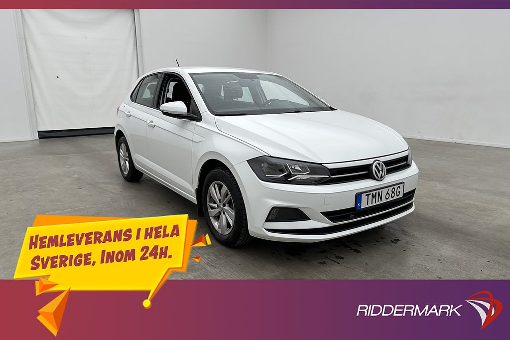 Volkswagen Polo 1.0 TSI 95hk Värmare Bluetooth 0.46l/Mil