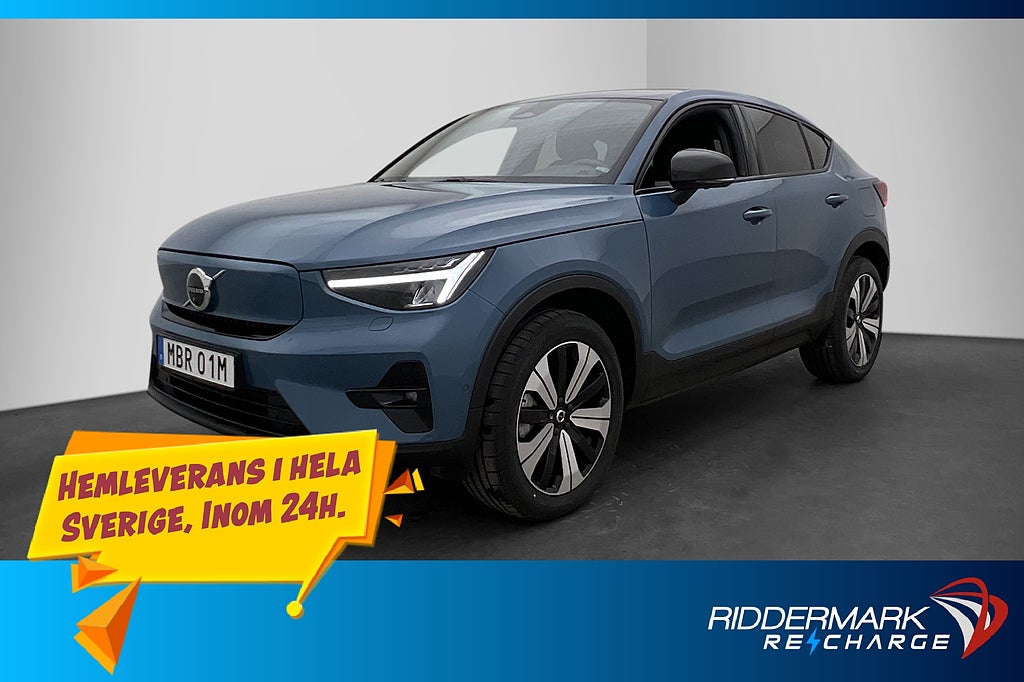 Volvo C40 Recharge Single Motor Ultimate Pano H/K Drag MOMS