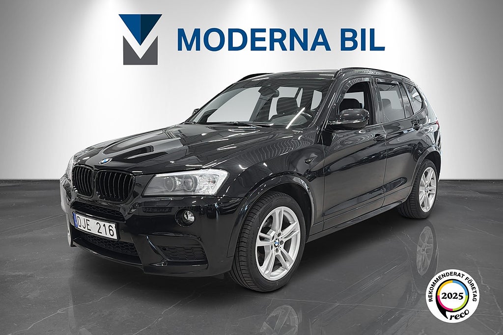 BMW X3 xDrive35d 313hk M Sport Dragkrok Pano HuD Kamera Skinn