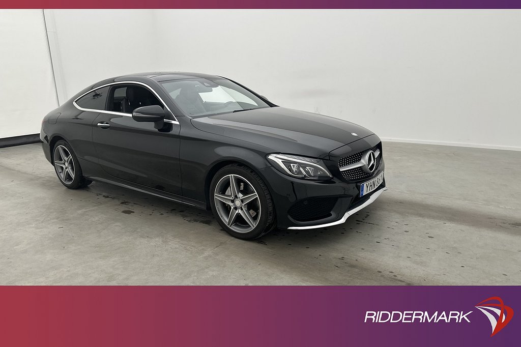 Mercedes-Benz C 220 d Coupé AMG P-Värm Kamera Pa 4,95% Ränta